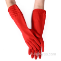 Acide ménager Protection d'huile alcaline Gants en caoutchouc en latex